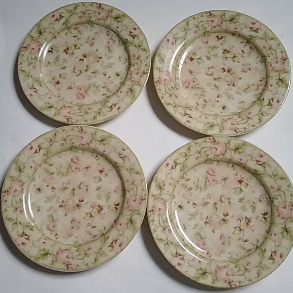 Set 4 Pc Cheri Blum for 222 FIFTH PTS INTERNATIONAL PLATES